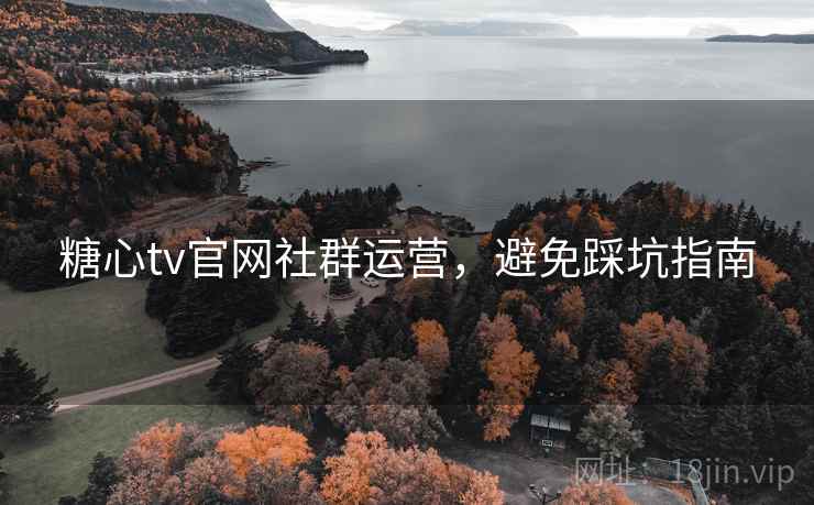 糖心tv官网社群运营，避免踩坑指南